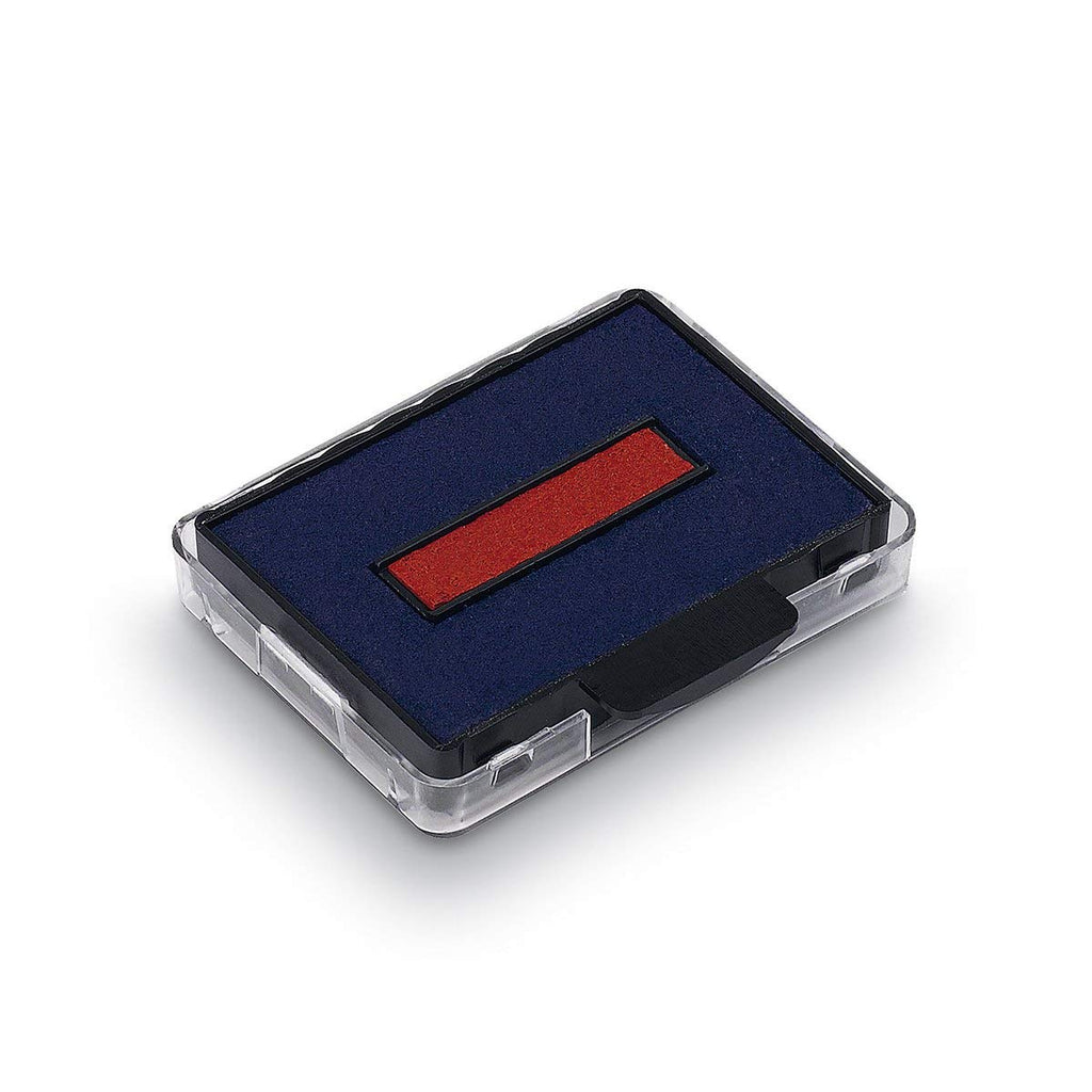 Trodat Professional Datumsstempel 5430/L, Selbstfärbend, EINGEGANGEN - BEZAHLT - GEBUCHT, blau-rot, Mittel