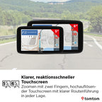 TomTom LKW-Navi GO Professional 2. Generation (6" großer kapazitiver Touchscreen mit Karten von Europa und Echtzeit-Verkehrsinformationen, speziell für LKW, Transporter, Busse und große Fahrzeuge)