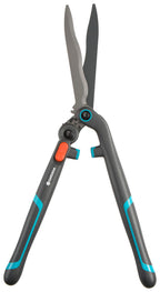Gardena Heckenschere 2in1 EnergyCut: Mechanische Gartenschere mit 2-stufigem Getriebe, 23 cm, antihaftbeschichtete Präzisionsklingen, Stoßdämpfung (12303-20)