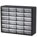 Akro-Mils 10724 Schubladenschrank aus Kunststoff mit 24 Schubladen, für Garage, Perlen-Organizer, Lego-Aufbewahrung, Lehrer-Werkzeugkasten, Make-up-Organizer und mehr, 50,8 cm B x 15,2 cm T x 40,6 cm