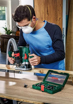 Bosch Accessories 15tlg. Hartmetall Fräser Set (für Holz, Ø-Schaft 8 mm, Zubehör Oberfräse)
