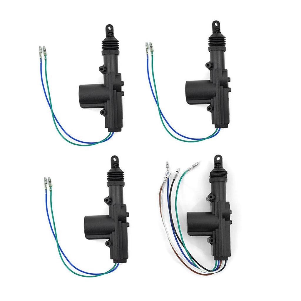 Aiuphing zentralverriegelung nachrüsten, zentralverriegelung universal schlüsselloses Öffnungssystem, Remote-Türschloss-Kit + 4-teilige Türschloss Aktuator