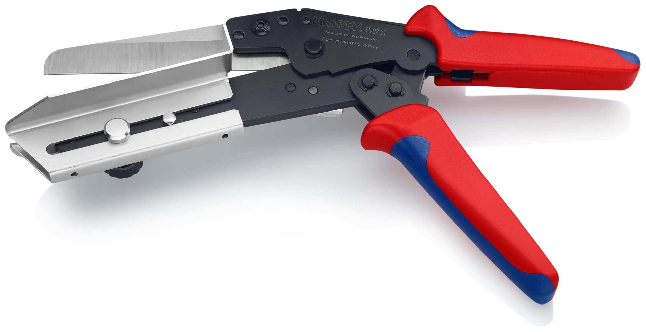 KNIPEX Schere für Kunststoffe auch für Kabelkanäle mit Mehrkomponenten-Hüllen 275 mm, 95 02 21