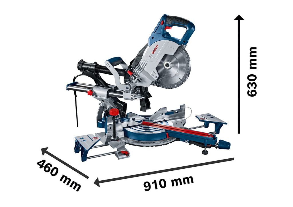 Bosch Professional Kappsäge GCM 8 SJL (1600 Watt, Sägeblatt-Ø: 216 mm, im Karton)