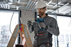 Bosch Professional 18V System Akku Heißluftgebläse GHG 18V-50 (inkl. Reflektordüse, 32x 33 mm, Reduzierdüse, 9 mm, L-BOXX, ohne Akku/ Ladegerät)