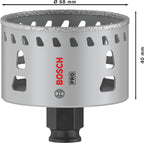 Bosch 1x PRO Tile Power Change Plus Lochsäge (für Harte Fliesen, Weiche Fliesen, Ø 68 mm, Professional Zubehör Bohrmaschine)