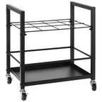 VEVOR Blaupausen Aufbewahrungsregal, Blaupausenhalter mit 12 Fächern und Rädern, mobiler Blaupausen Aufbewahrungswagen aus Metall für Karten, Poster, Architektur-Baupläne, zu Hause, Büro, Schule
