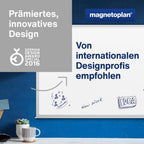 magnetoplan Design-Whiteboard SP | Magnettafel BxH 1800x1200 mm | Stabile, speziallackierte Stahloberfläche | Perfekte Schreibfläche | Bürobedarf | Memoboard für Büro- und Konferenzräume | Homeoffice