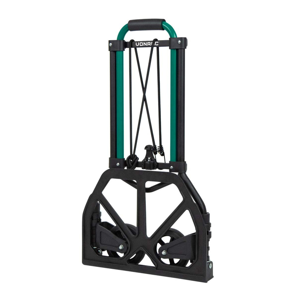 VONROC Sackkarre klappbar - Transportwagen, Transportkarre bis 80kg - Transporthilfe Vollgummireifen - Lastenwagen mit Rollen ideal zum Möbel verschieben