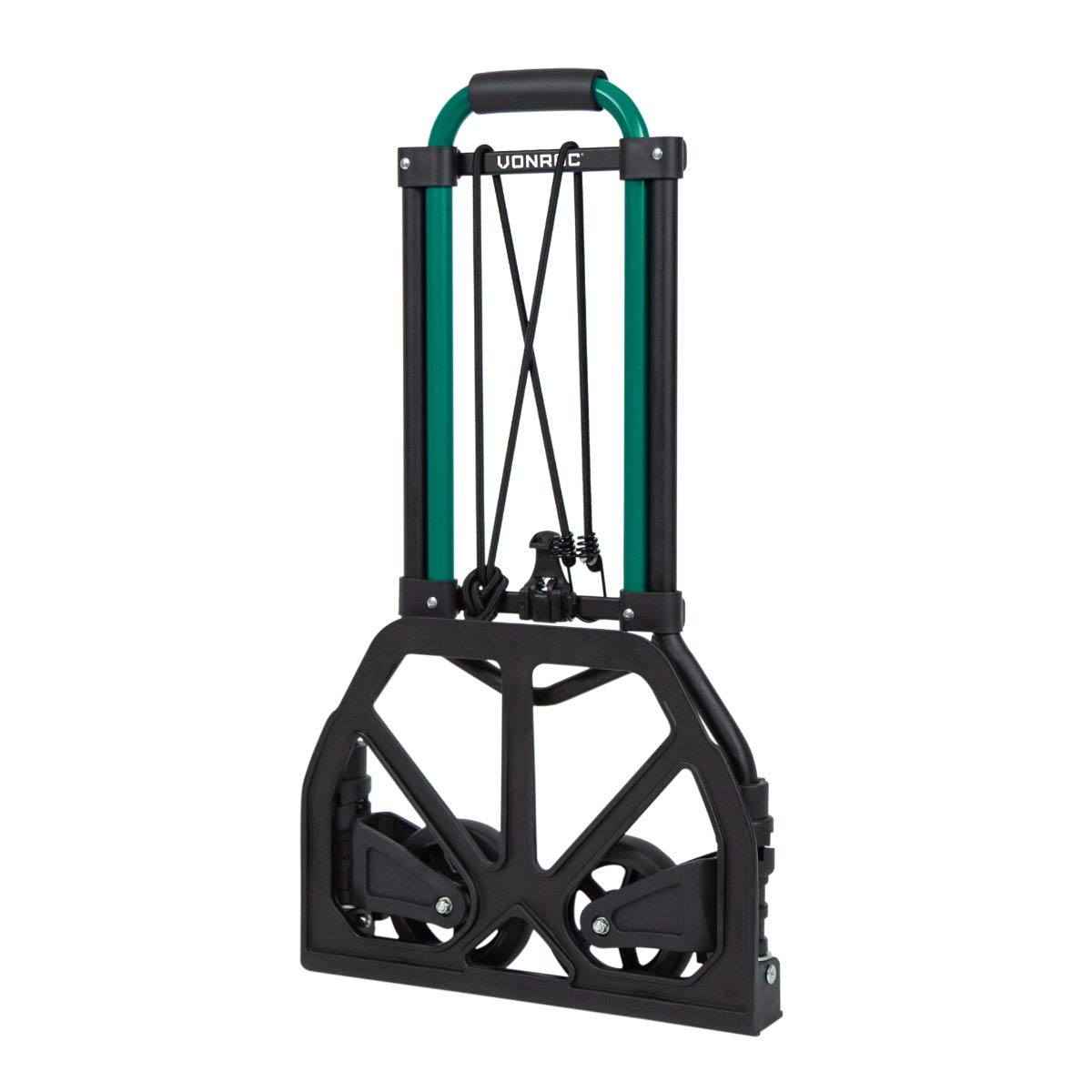 VONROC Sackkarre klappbar - Transportwagen, Transportkarre bis 80kg - Transporthilfe Vollgummireifen - Lastenwagen mit Rollen ideal zum Möbel verschieben