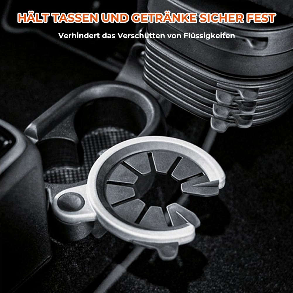 GEARMONSTER Getränkehalter, Mittelkonsole Becherhalter, Flaschenhalter für Benz SMART Fortwo W451 A4518100370 Auto Getränkehalter Expander, Schwarz
