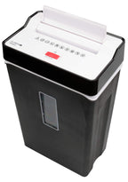 Olympia PS 55 CC Profi Aktenvernichter (mit Partikelschnitt, Sicherheitsstufe P4, Kreditkarte, 10 Blätter 80 g/m², Papierschredder fürs Büro, Papiervernichter, Reißwolf mit Papierkorb, Sichtfenster)