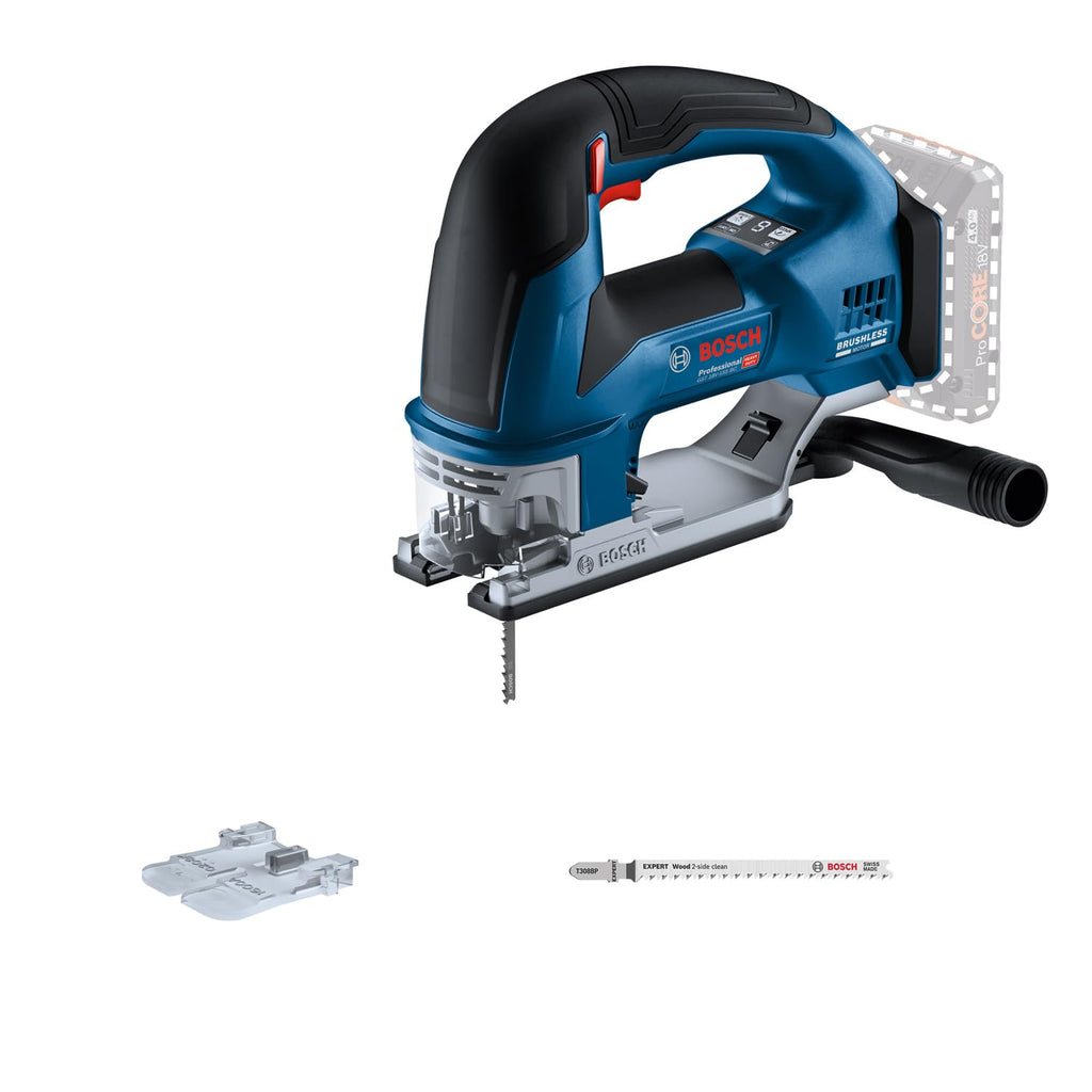 Bosch Professional 18V System Akku Stichsäge GST 18V-155 BC (mit Bügelgriff, bürstenlosem Motor, ohne Akku/ Ladegerät)