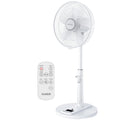 4UMOR Standventilator leise 24W 20dB DC Motor 9 Geschwindigkeiten Oszillation90° verstellbar Ventilator mit Fernbedienung 9H Timer 41cm Durchmesser Ventilator leise 80% Energie Sparen
