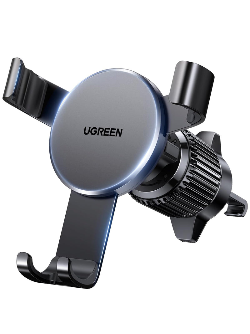 UGREEN Handyhalterung Auto [Upgrade Bombenfest Lüftungshaken] Smartphone Halterung für Lüftungsschlitze, kompatibel mit iPhone 17 16 15 14 13 Pro Max, Galaxy S23 S22 S21, Mate 60 Pro usw.(Schwarz)