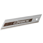 Stanley FatMax Pro Carbide Abbrechklingen STHT8-11818 (18mm, Ersatzklingen für Cuttermesser, langlebige wolframcarbid-beschichtete Schneidkante, ideal zum Schneiden von Karton & Kunststoff, 50 Stück)