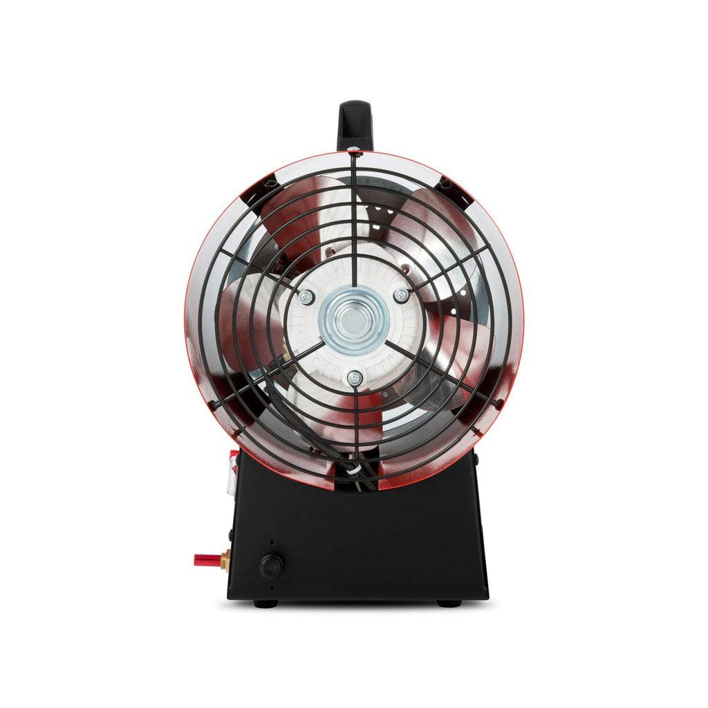EBERTH Gasheizgebläse 50 kW Direkt, Heizkanone Gas, Luftdurchsatz 872 m³/h, Gasheizer mit Schlauch, Druckminderer, für Propan-/Butangasflasche, Gas Heizgebläse mit Überhitzungsschutz, Flammensicherung