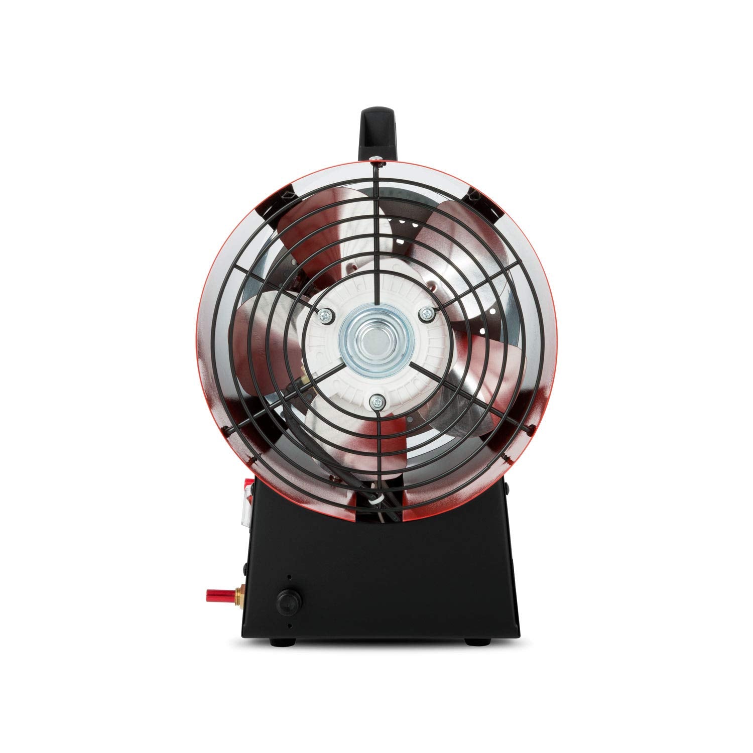 EBERTH Gasheizgebläse 50 kW Direkt, Heizkanone Gas, Luftdurchsatz 872 m³/h, Gasheizer mit Schlauch, Druckminderer, für Propan-/Butangasflasche, Gas Heizgebläse mit Überhitzungsschutz, Flammensicherung