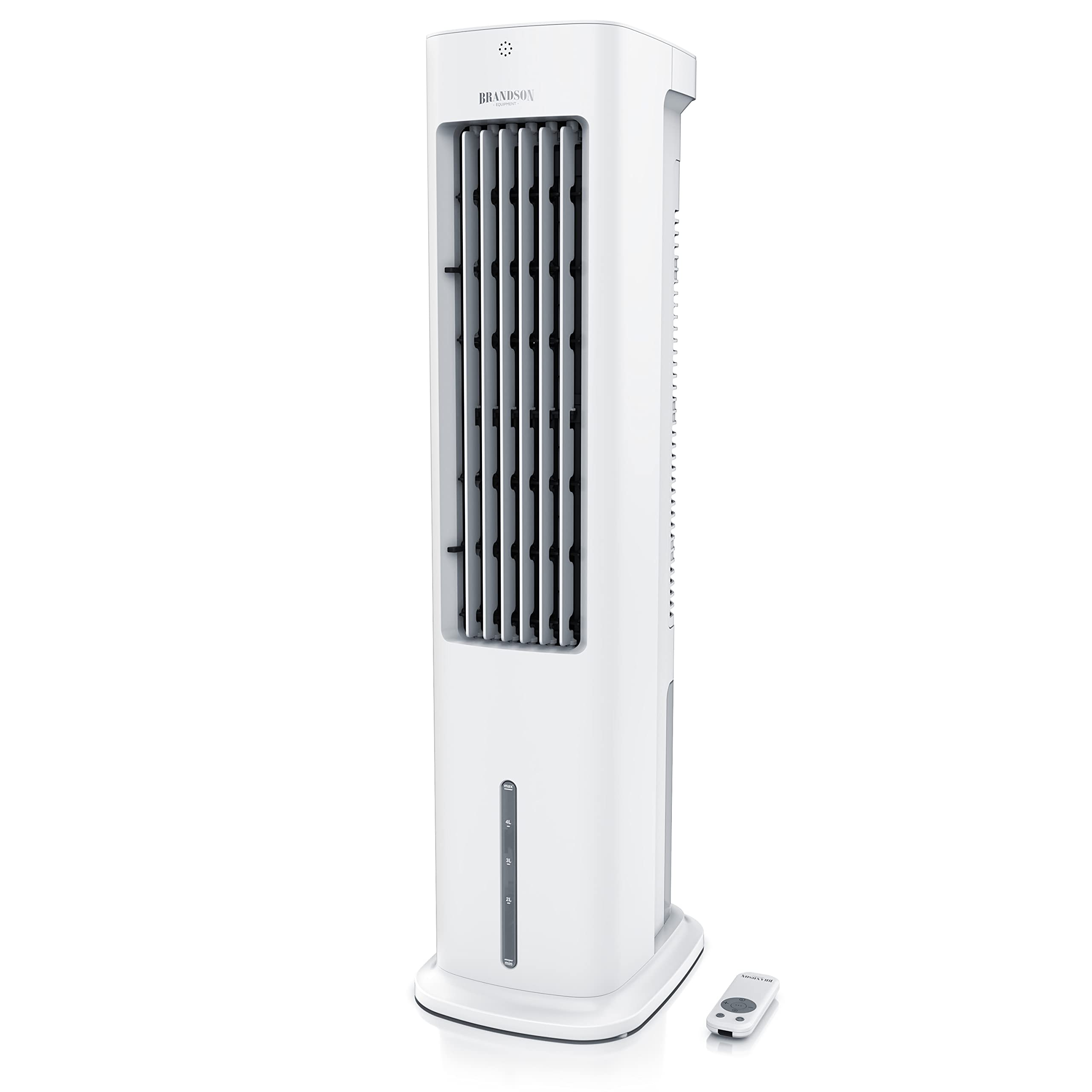 Brandson - Luftkühler mit Wasserkühlung - 5-in-1 - Verdunstungskühler, Luftbefeuchter, Ventilator & Luftreiniger, mobile Klimaanlage ohne Abluftschlauch - Preisträger 2025 - leise - 5L Wassertank