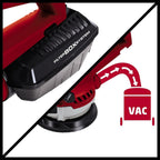 Einhell Exzenterschleifer TE-RS 40 E (400W, 12.000-24.000 1/min Schwingzahl, 125mm Scheiben-ø, aktive Staubabsaugung, Filterbox)