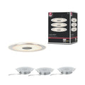 Paulmann Premium EBL Set Whirl rund dimmbar LED 3x6,7W 18VA 350mA 150mm Alu g./Satin Alu/Acryl