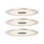 Paulmann Premium EBL Set Whirl rund dimmbar LED 3x6,7W 18VA 350mA 150mm Alu g./Satin Alu/Acryl