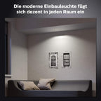Philips Hue Milliskin White Ambiance Einbauspot, Weiß, (400lm / 70mm), 1er Pack, warm- bis kaltweißes Licht, steuerbar via App, kompatibel mit Amazon Alexa (Echo, Echo Dot), neue Generation