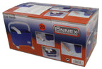 Connex Fliesen-Rollenwaschset 22 Liter - rot / schwarz - Stabile Ausdrückrollen - Inklusive 4 Laufrädern für einfachen Transport / Wascheimer / Fliesenleger Werkzeug / Fliesenwaschset / COX790701