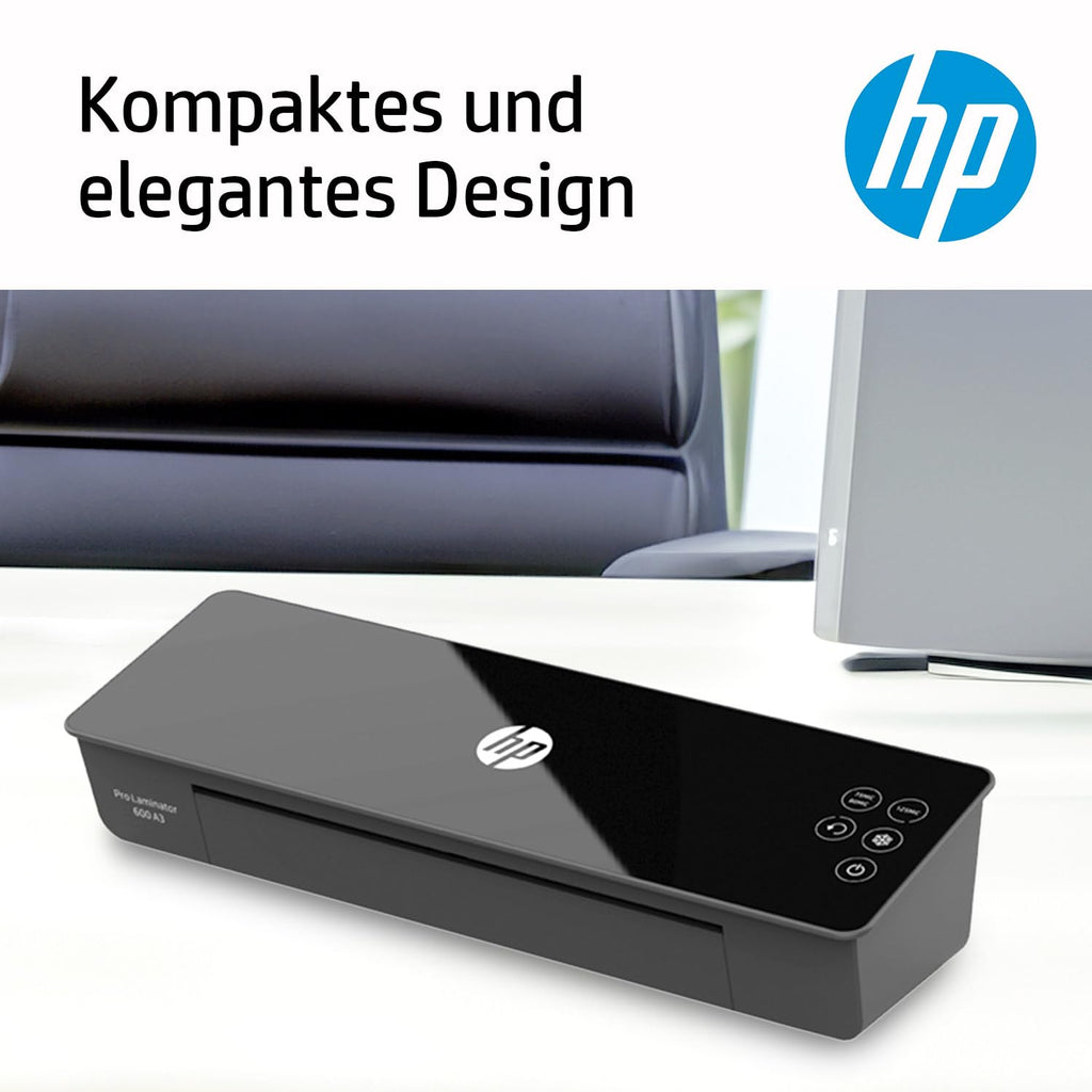 HP Pro Laminator 600 A3, Laminiergerät, 75/80-125 Micron, inklusive Laminierfolien, 3164