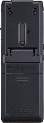 OM SYSTEM WS-882 hochwertiger digitaler Voice Recorder mit Stereomikrofonen, 6 Aufnahmemodi, Direkt-USB, eingebautem Ständer, 4 GB interner Speicher, Silber
