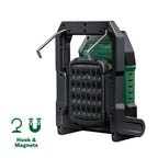 Bosch Akku- LED-Arbeitsleuchte/Baustellenlampe/mobiler Strahler UniversalWorkLight 18V-2100 (max. 2100 Lumen, 3 Helligkeitsstufen, Kopf mit 10 Klapppositionen; ohne Akku)