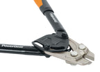 Fiskars Bolzenschneider, Bis zu 30% mehr Kraft, Länge 36 cm, Stahl/Kunststoff, Schwarz/Orange, PowerGear, 1027213