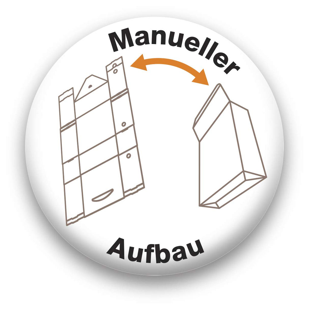 Elba Archivbox tric system, mit Verschlusslasche, aus Wellpappe in braun, 12 Stück
