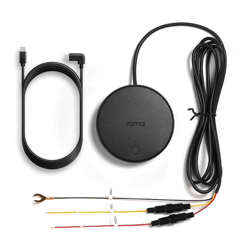 70mai 4G Hardwire Kit UP04 für Dash Cam 4K Omni, T800, A510, A810, 24 Stunden Smart Park Überwachung, Echtzeitig Überwachung, Sofortige App Warnung, GPS-Auto-Ortungsgerät