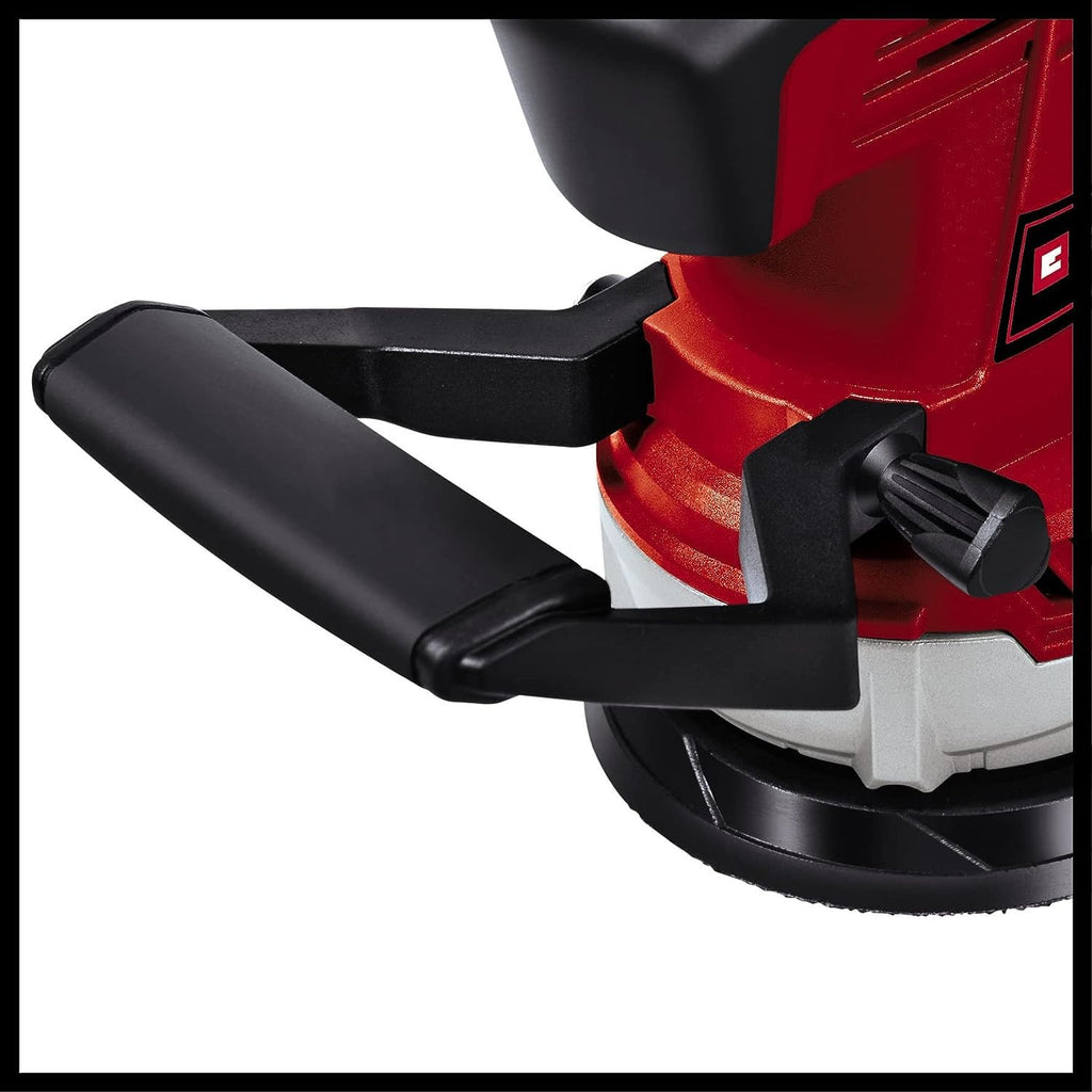 Einhell Exzenterschleifer TE-RS 40 E (400W, 12.000-24.000 1/min Schwingzahl, 125mm Scheiben-ø, aktive Staubabsaugung, Filterbox)