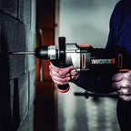 WORX WX328 Schlagbohrmaschine 810W - exaktes Bohren in Holz, Beton & Stahl - einfacher Werkzeugwechsel - stufenlose Drehzahlregulierung - exakte Bohrtiefe mit Tiefenanschlag - ergonomisches Design