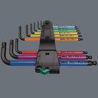 Wera 950 SPKL/9 SM N Multicolour Winkelschlüsselsatz, metrisch, BlackLaser, 9-teilig, Wera 05022089001