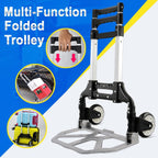 Yaheetech Sackkarre klappbar Transportkarre mit Gummiräder Stapelkarre Handewagen mit Anti-Rutsch Handgriff Transportwagen Trolley belastbar bis 75 kg