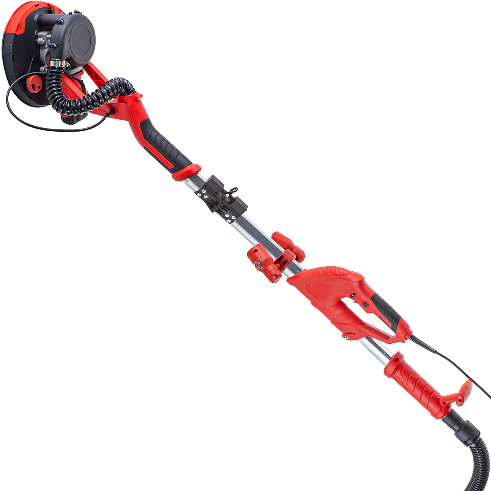 Mophorn Exzenterschleifer 225 mm, Schleifmaschine Werkzeug 850W, Schleifmaschine mit LED-Leuchtband, Vakuumbeutel, Handschuhe, Schutzbrille