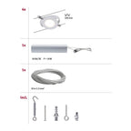 Paulmann 941.05 Seilsystem, Integriert, silber