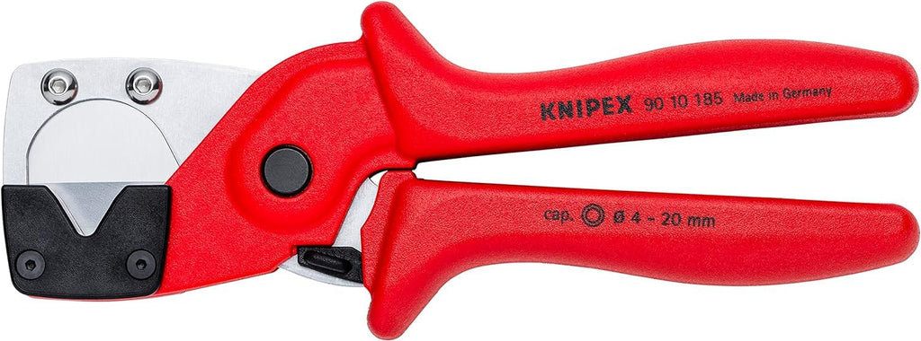 KNIPEX Rohrschneider für Mehrschicht- und Pneumatikschläuche aus zähem, glasfaserverstärktem Kunststoff 185 mm, 90 10 185