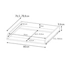Shefa Kids Wickelaufsatz 800 - Universeller Wickeltischaufsatz für Ikea Kommoden MALM, HEMNES und NORDLI, Weiß