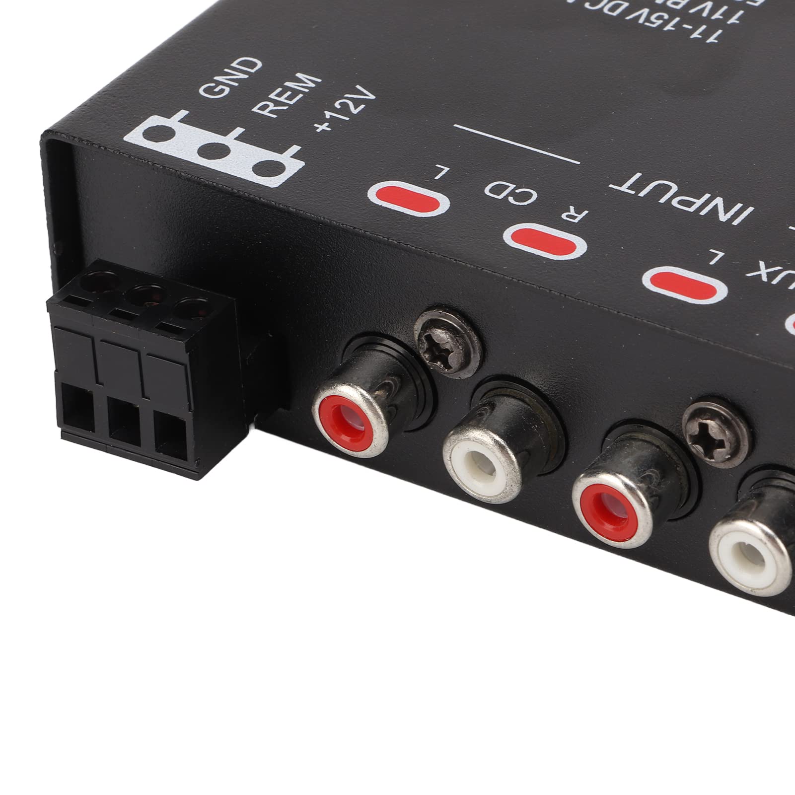Auto-Equalizer mit 7-Band-Grafik-Equalizer 7-Band-Vorverstärker-Digital-Equalizer Auto-Audio-EQ Auto-Audio-Grafik-Equalizer Universeller Tiefpass 7-Band Variable Gain-Anpassung High-Level-Eingangs-EQ