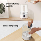 Homvana Luftbefeuchter Schlafzimmer Top-Fill, 3.6L 360°Cool Mist 34H Dauerhaft, Ruhig 16dB (SilentSpary Tech) Klein, Luftbefeuchter Pflanzen, Growtent, Pflanzenbefeuchter, Humidifier Plants (Klar)