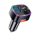 Syncwire FM Transmitter Auto Bluetooth 5.4 48W (PD 36W & 12W) Bluetooth Adapter Auto mit [Lichtschalter] [HiFi-Bass-Sound] [Schnellladen] Freisprecheinrichtung Autoladegerät Zigarettenanzünder