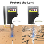Creality Luftassistent für Lasergravierer, justierbarer 6 Gal/Min Luft Assist Pumpe Kompressor für CR-Laser Falcon 10W Laserschneider und Gravierer, Rauch und Staub entfernen