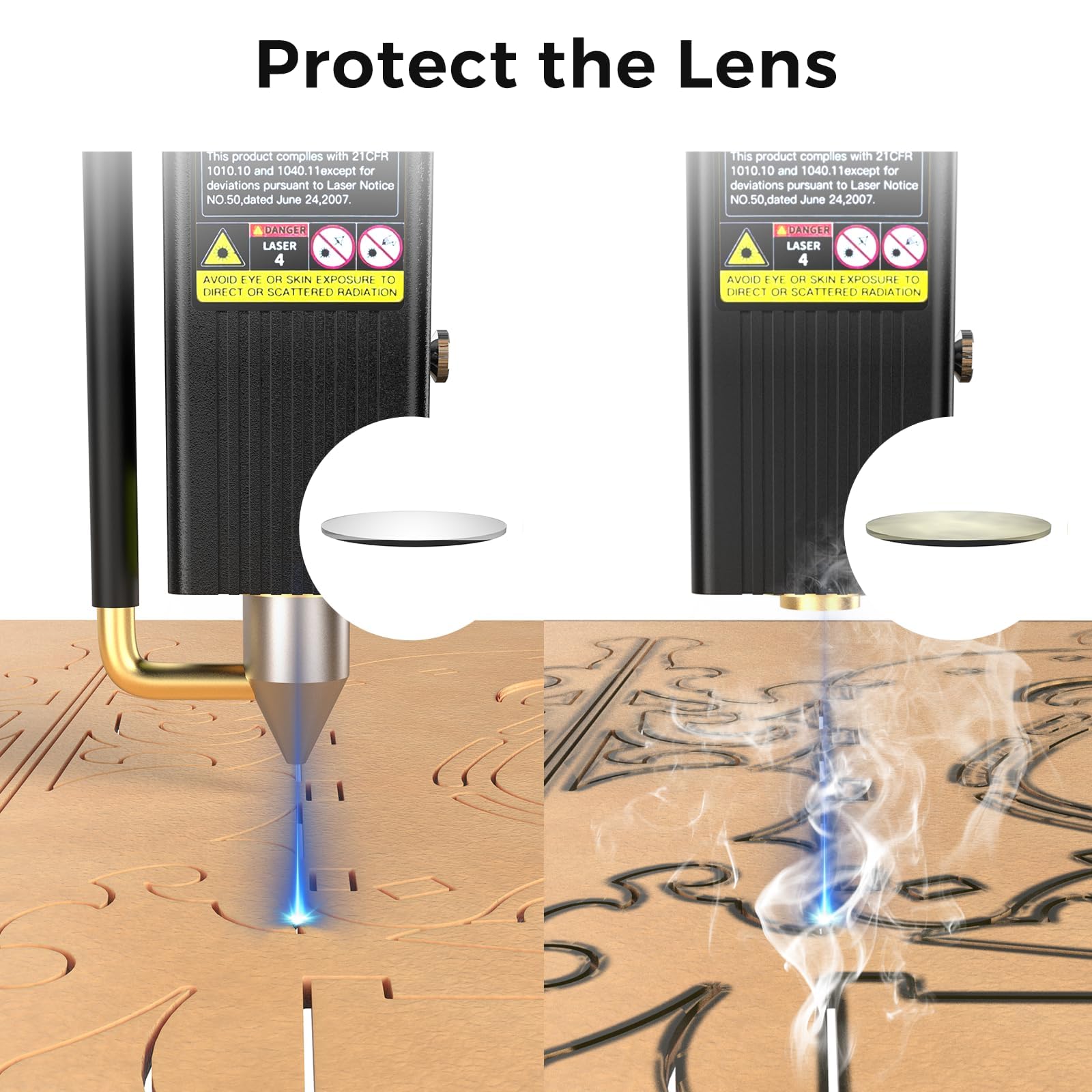 Creality Luftassistent für Lasergravierer, justierbarer 6 Gal/Min Luft Assist Pumpe Kompressor für CR-Laser Falcon 10W Laserschneider und Gravierer, Rauch und Staub entfernen