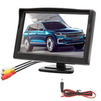 OBEST 5 Zoll LCD Bildschirm Rückfahrkamera, wasserdichte IP68 Monitor für Rückfahrkamera, Rückfahrkamera Monitor für Auto SUV LKW Truck Wohnmobil