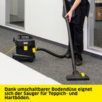Kärcher Sauger T 11/1 Classic HEPA Re!Plast, leichter Staubsauger, Behälter: 11 l, Leistung: 850 W, Schalldruckpegel: 61 db(A), Gewicht: 4,2 kg, Kabel: 7,5 m, HEPA-14-Filter, Behälter mit Rezyklat