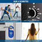 Ozongenerator 30,000mg/h, Ozonisator Industrieller Ozongerät O3 mit 120 Min Timer Ozon Luftreiniger Ozongerät bis zu 300㎡ O3 Ozonisator für Auto Garagen Wohnung Hotels Küche Haustiere Gerüche